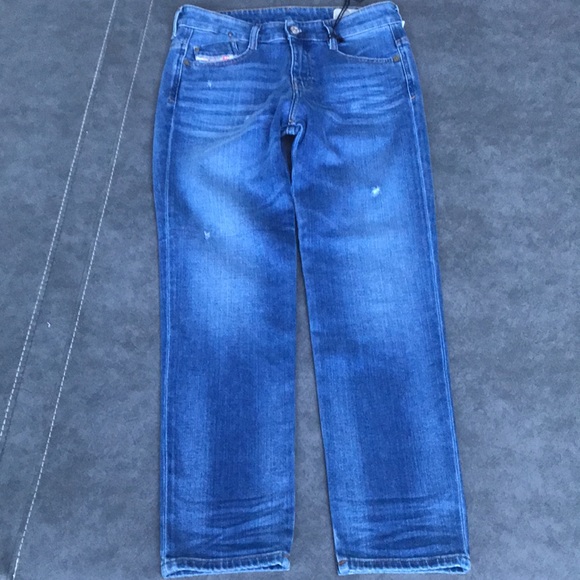 Diesel Jeans Women Size 26 Blue D Rifty slim low waist women’s jeans Brand New - Picture 2 of 15